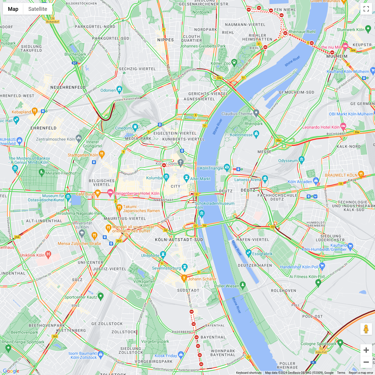 Cologne Traffic Congestion