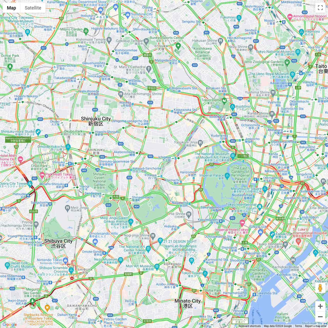 Tokyo Traffic Congestion