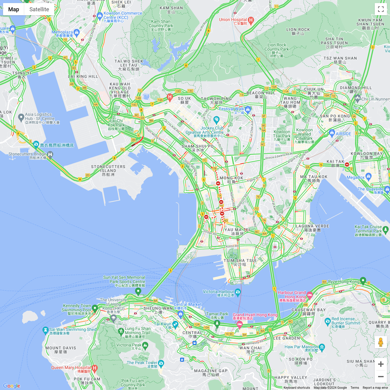 Hong Kong Traffic Congestion