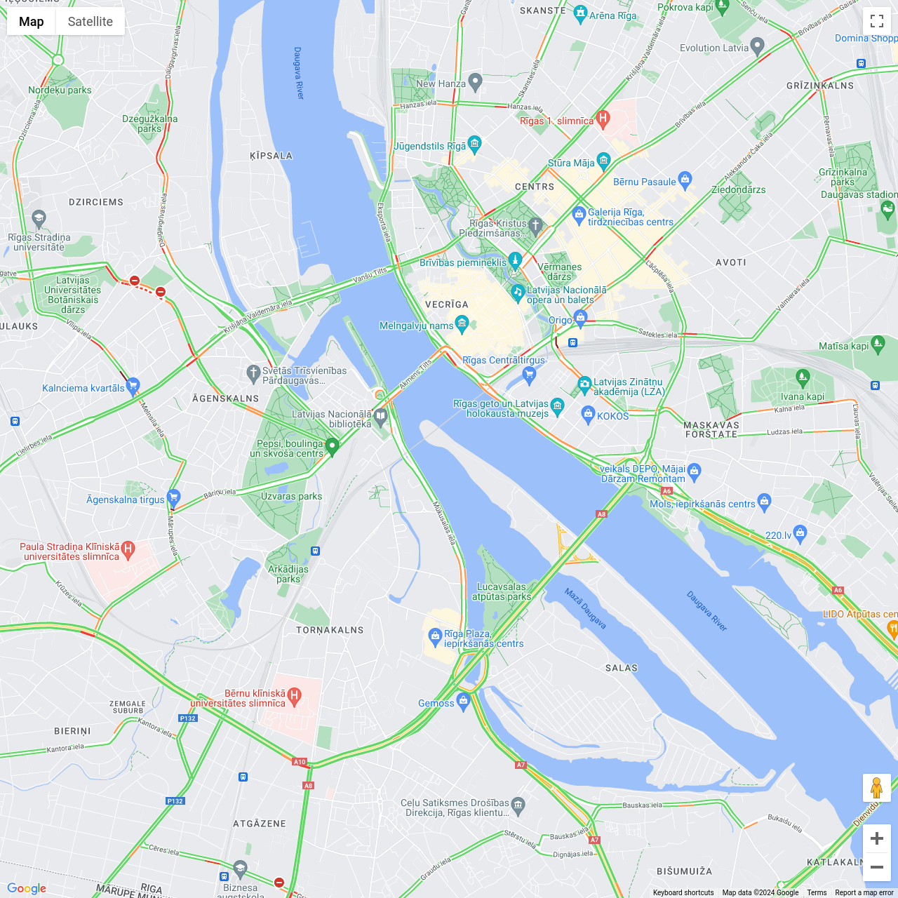 Riga Traffic Congestion