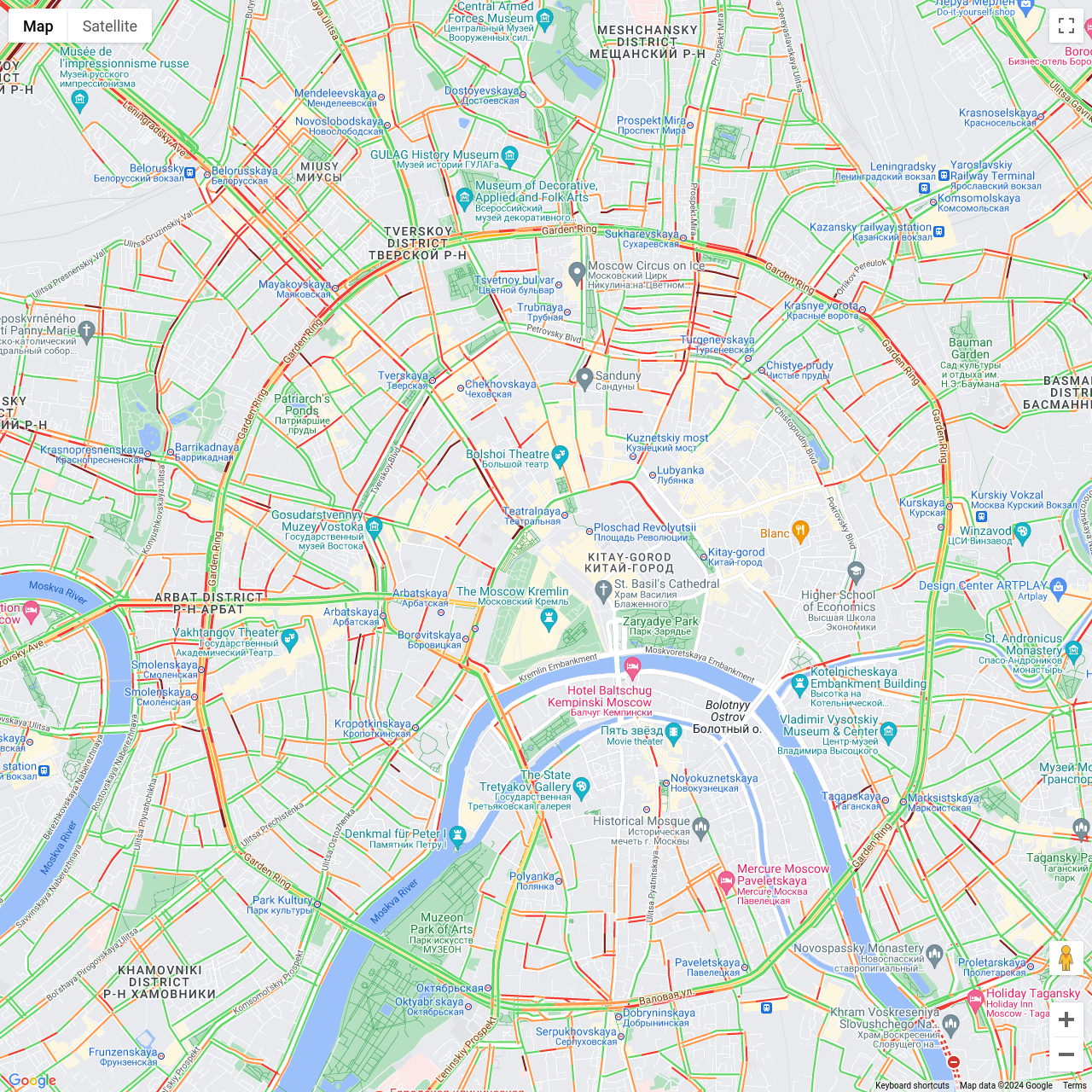 Moscow Traffic Congestion