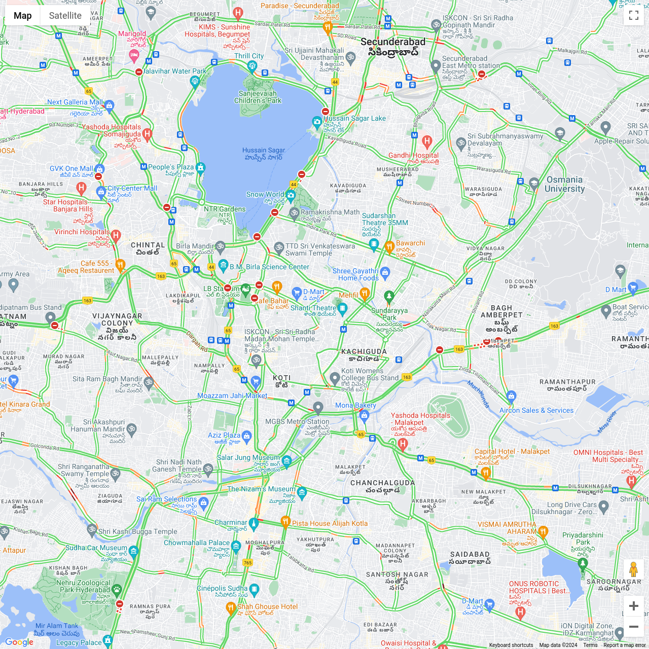 Hyderabad Traffic Congestion